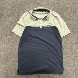 Travis Mathew's Polo Shirt Men's M Two-toned Multi-color Golf Collared Button Up